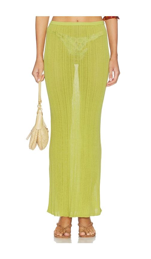 Solid & Striped The Rianne Skirt in Green by SOLID&STRIPED