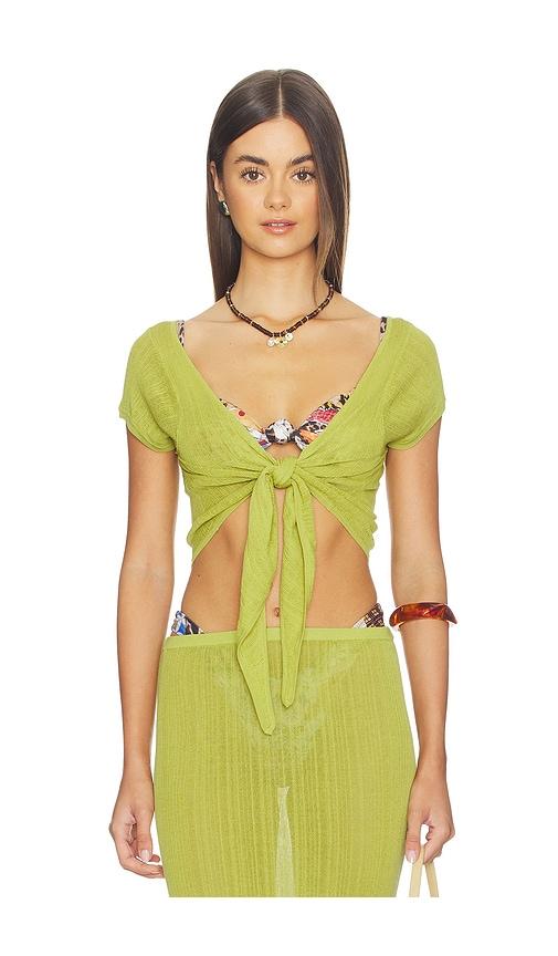 Solid & Striped The Rianne Top in Green by SOLID&STRIPED