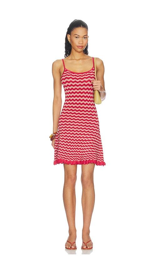 Solid & Striped The Talia Dress in Red by SOLID&STRIPED