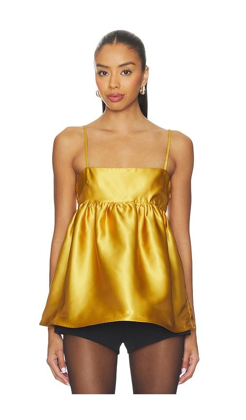 Solid & Striped The Yarden Top in Yellow by SOLID&STRIPED
