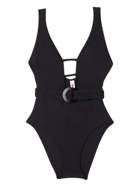 The Beatrice belted keyhole swimsuit by SOLID&STRIPED