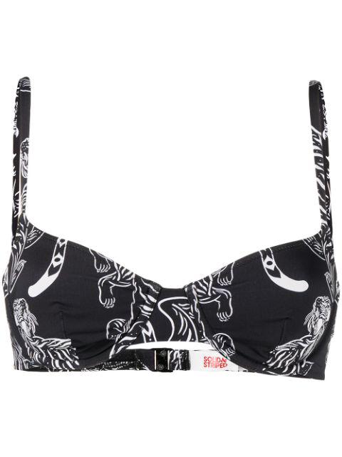 The Eva tiger-print bikini by SOLID&STRIPED