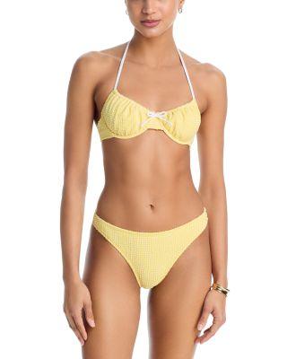 The Lolita Underwire Bikini Top & The Lolita Bikini Bottom by SOLID&STRIPED