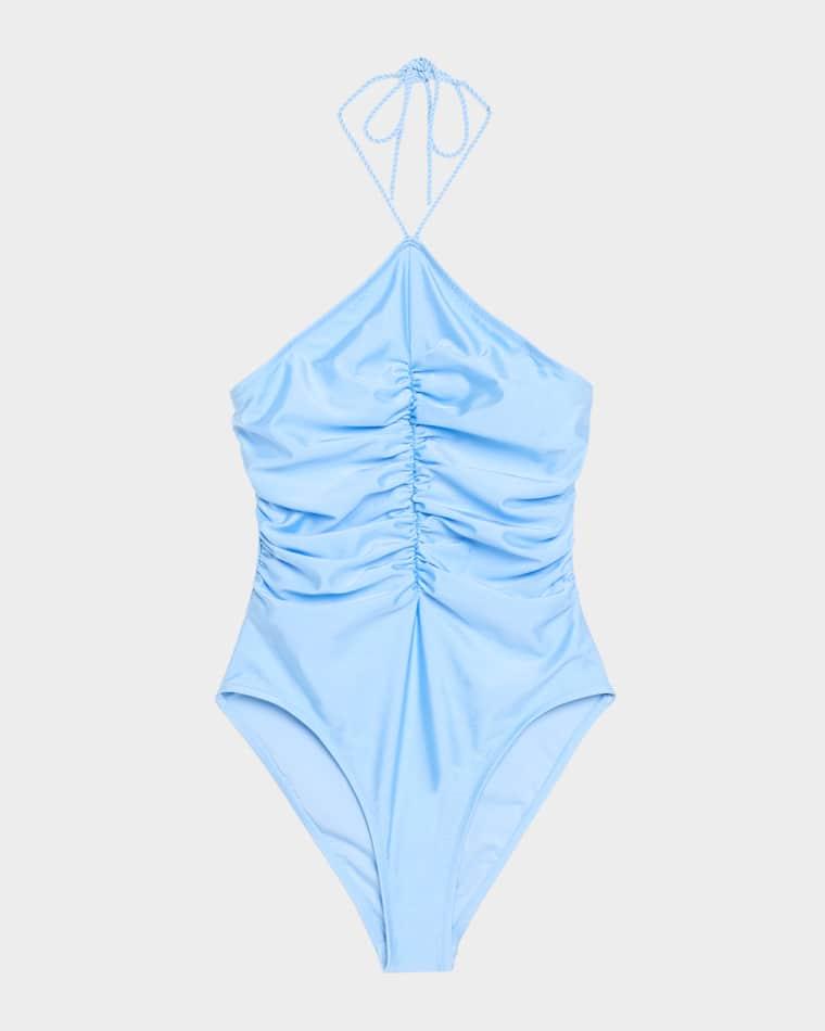 The Mina Halter One-Piece Swimsuit by SOLID&STRIPED