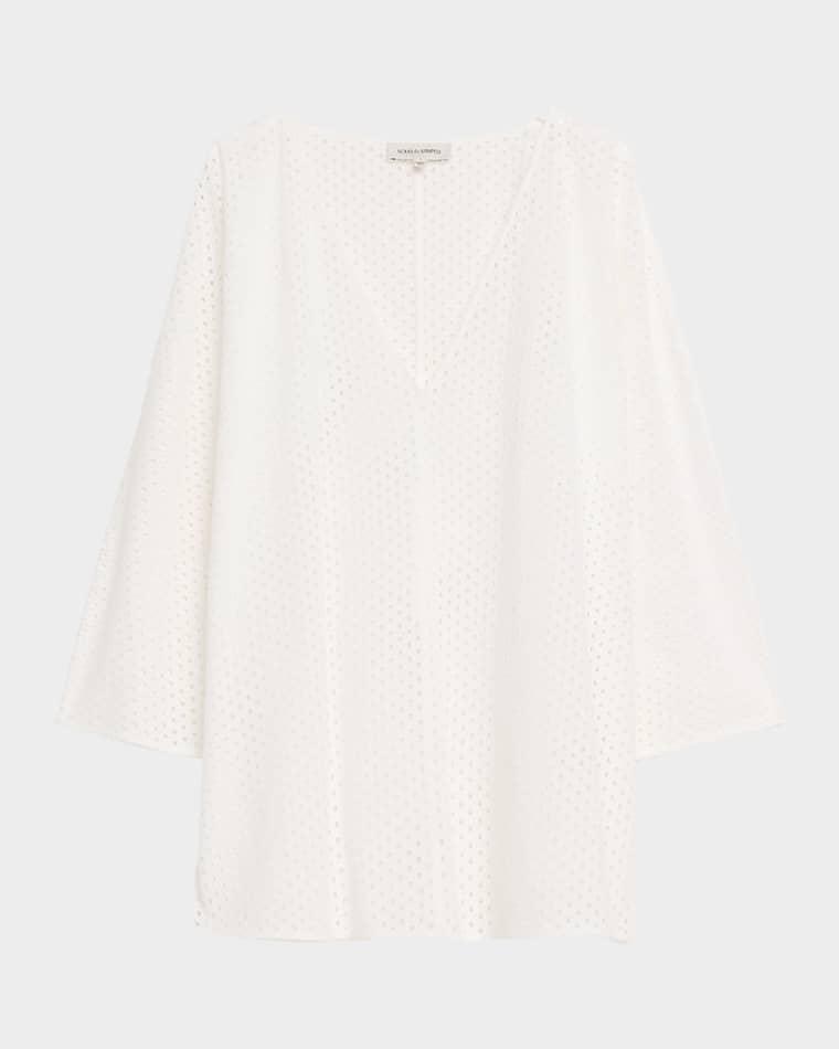 The Samara Eyelet Tunic Coverup by SOLID&STRIPED