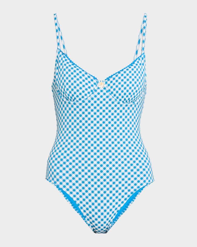 The Taylor Gingham One-Piece Swimsuit by SOLID&STRIPED