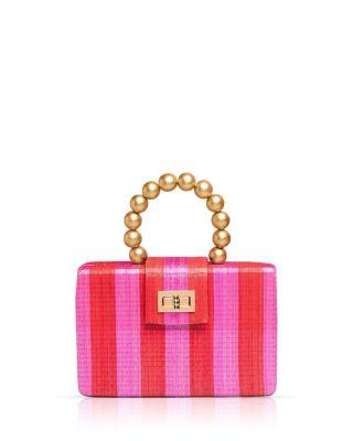The Louisa Woven Straw Clutch Bag by SOLI&SUN