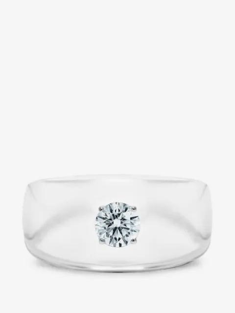 diamond-embellished chunky ring by SOLO FOR DIAMONDS