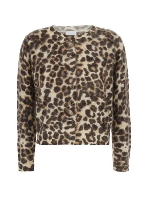 Macula leopard-print button-up cardigan by SOLOCASCMIR