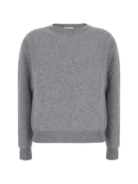 crew-neck ribbed-trim sweater by SOLOCASCMIR
