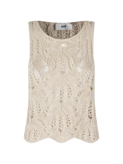 Maglia open-knit top by SOLOTRE