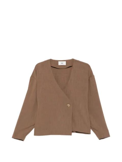 asymmetric single-breasted jacket by SOLOTRE