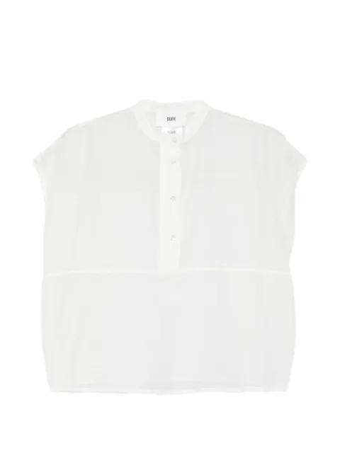 half-buttoned blouse by SOLOTRE