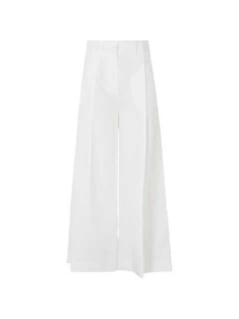 pleated palazzo pants by SOLOTRE