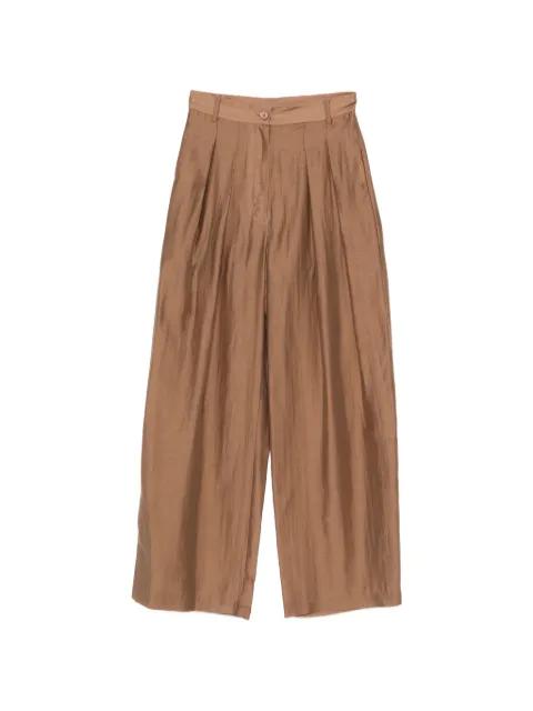 pleated trousers by SOLOTRE