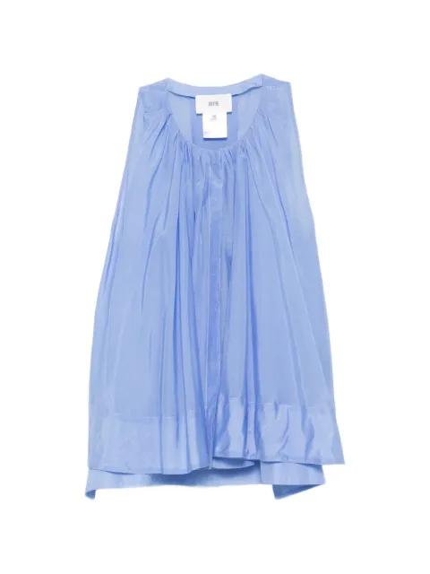 ruffled-trim blouse by SOLOTRE