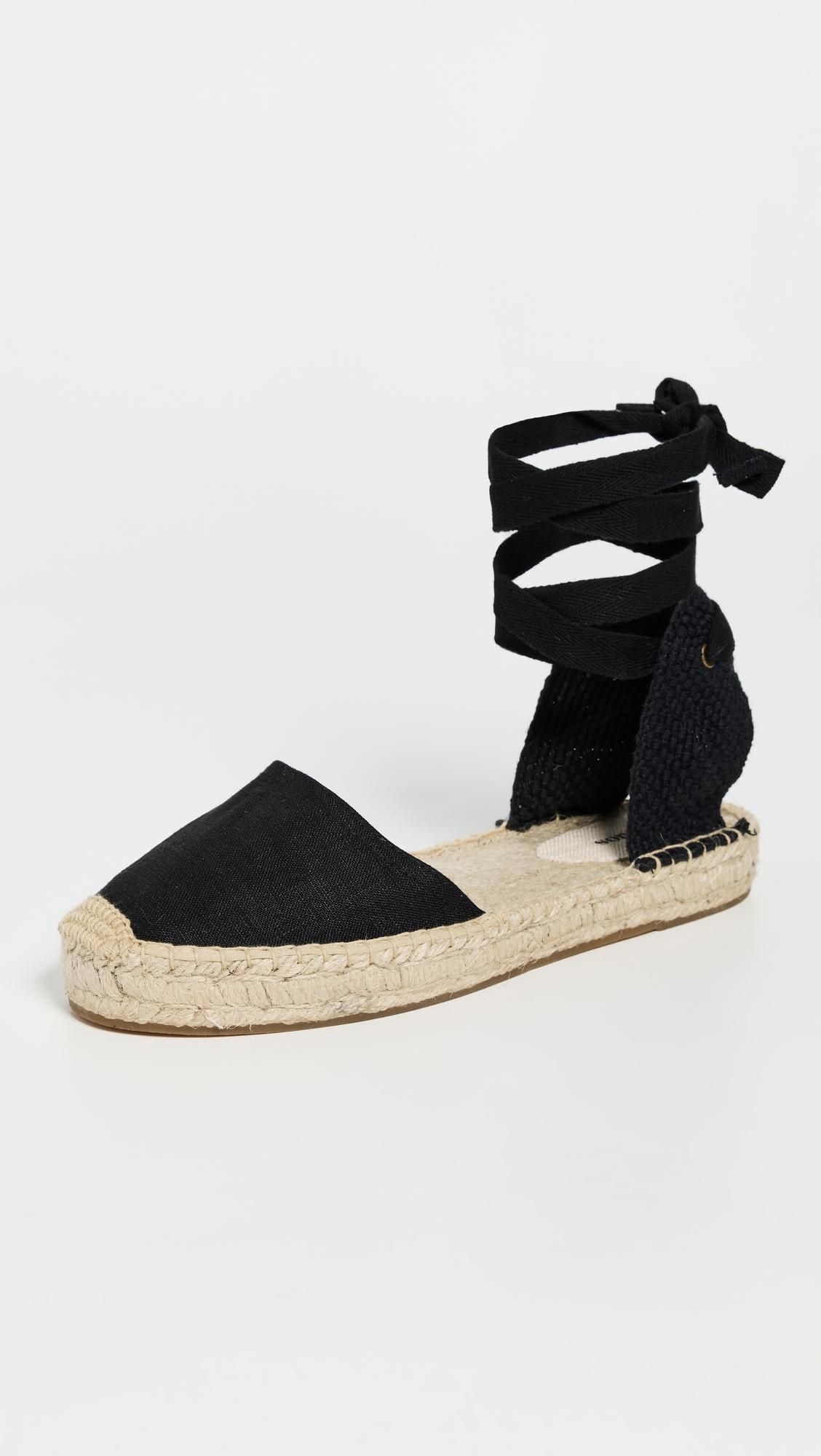 Lauren Lace Up Espadrilles by SOLUDOS