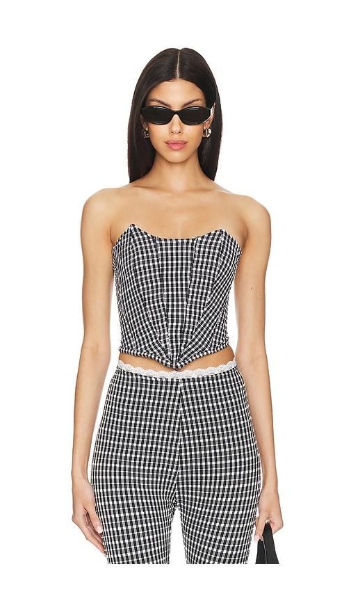 Somebodee Gina Corset in Black & White by SOMEBODEE