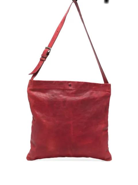 large Lidia buckle-strap leather shoulder bag by SOMMET