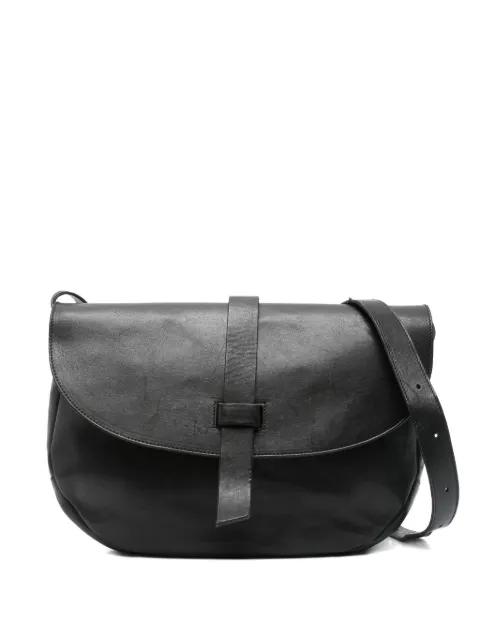 leather flap-closure shoulder bag by SOMMET