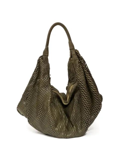 woven zip shoulder bag by SOMMET