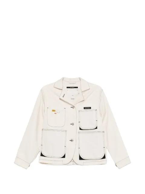 Art patch-pocket topstitch jacket by SONG FOR THE MUTE
