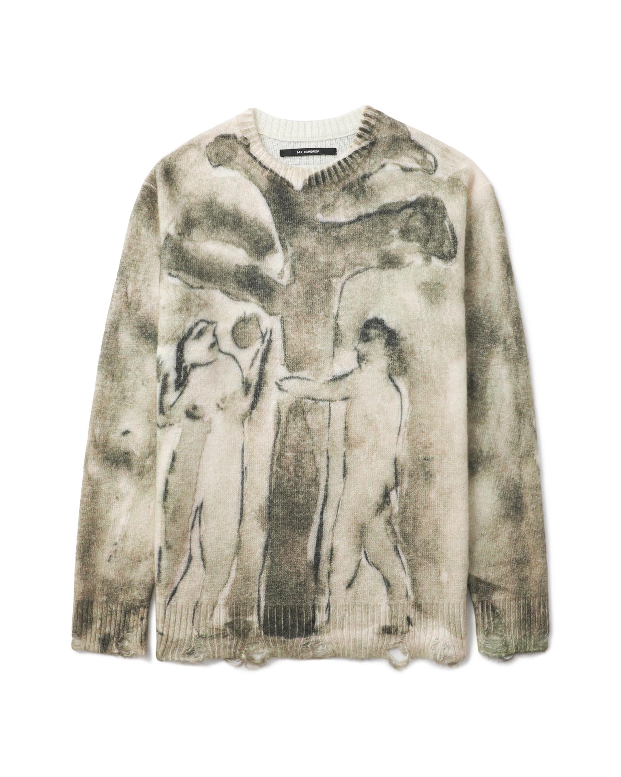 Digital print sweater by SONG FOR THE MUTE