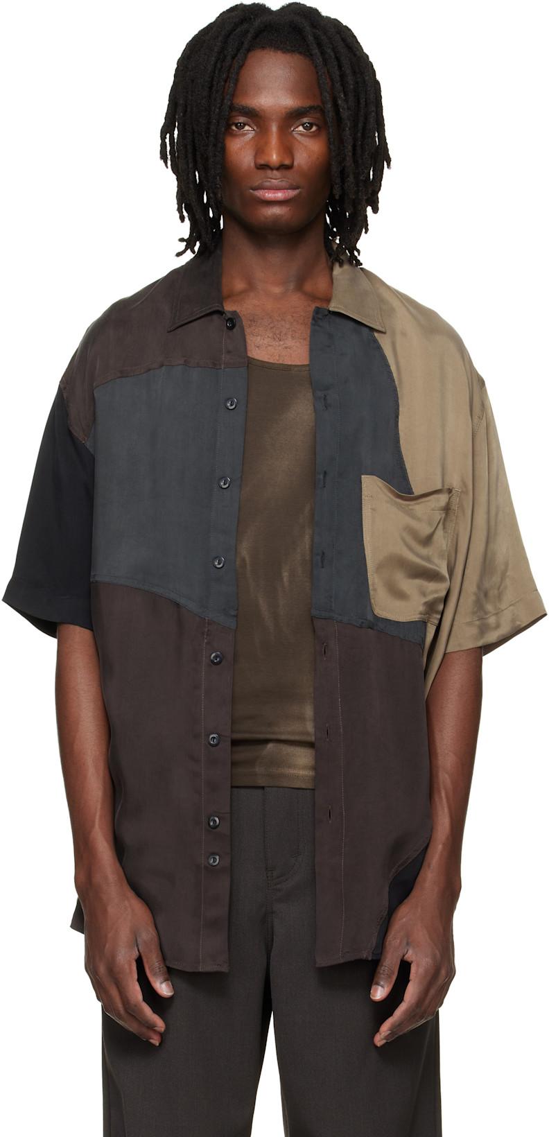 Multicolor S/S Oversized Shirt by SONG FOR THE MUTE