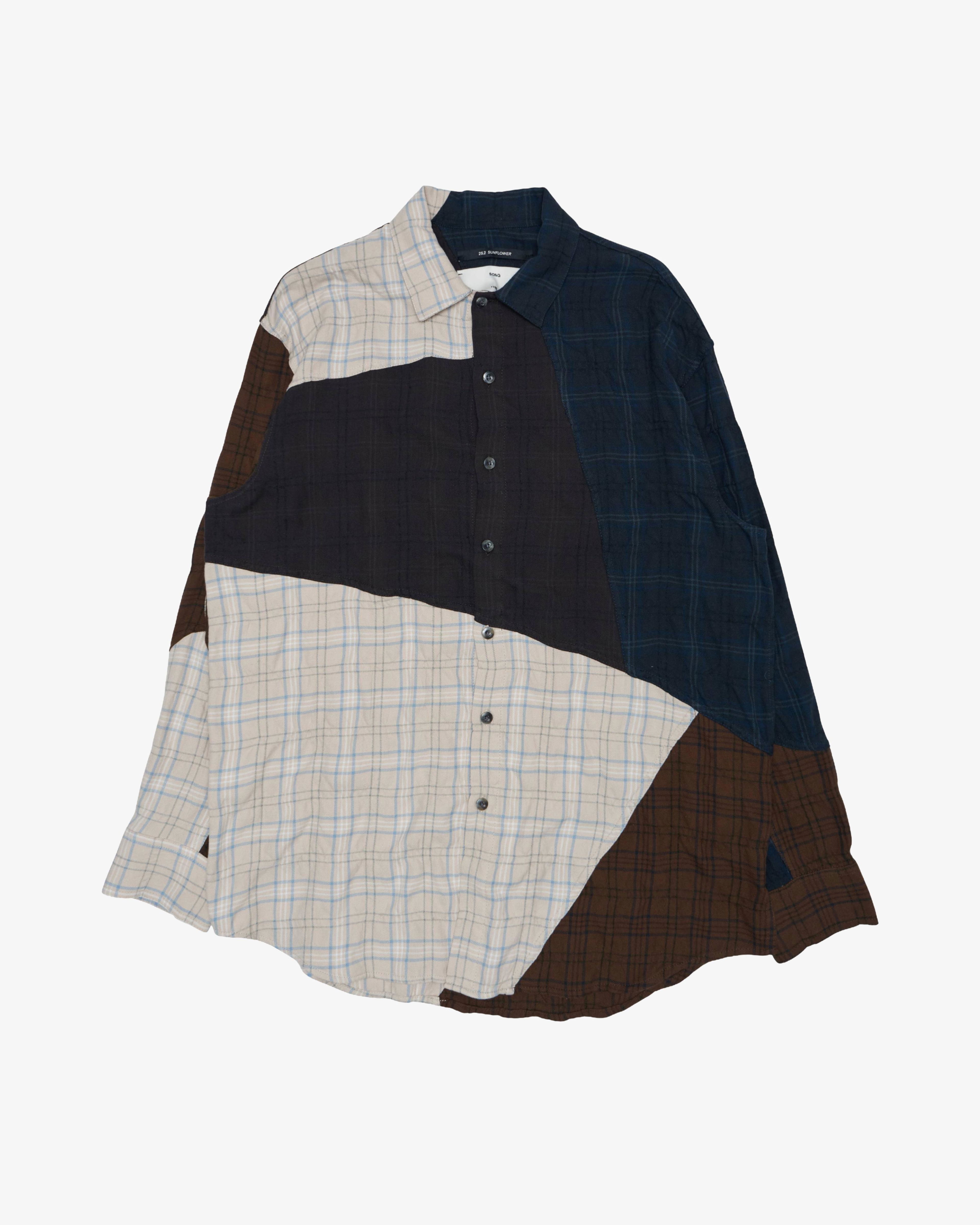 SONG FOR THE MUTE - Men's Long Sleeve Oversized Shirt - (Multi) by SONG FOR THE MUTE