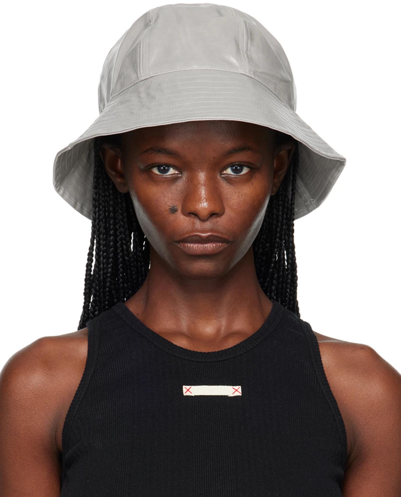 SSENSE Exclusive Gray Bucket Hat by SONG FOR THE MUTE