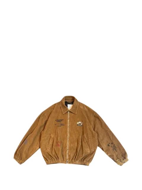 School Portrait corduroy bomber jacket by SONG FOR THE MUTE