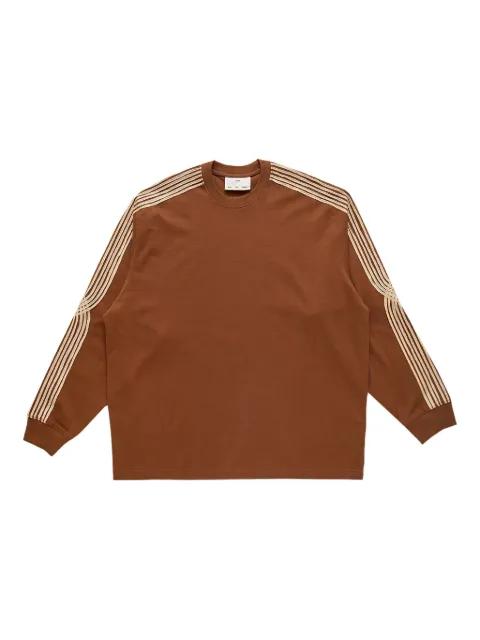 appliqué crew-neck long-sleeved sweatshirt by SONG FOR THE MUTE