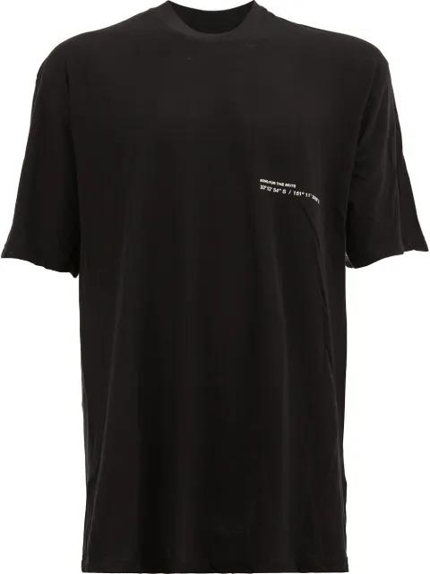back photo-print T-shirt by SONG FOR THE MUTE
