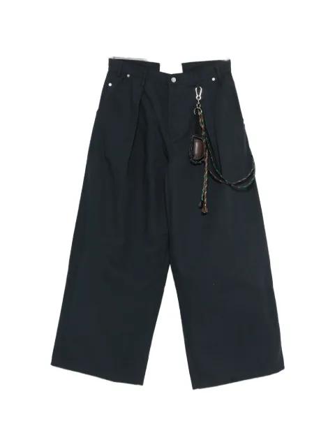 charm-embellishment jeans by SONG FOR THE MUTE