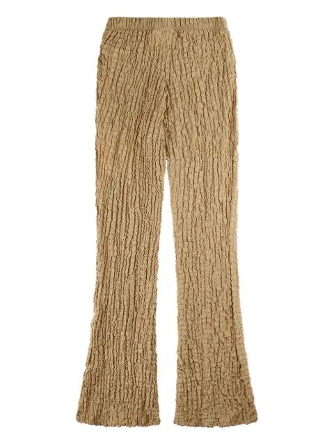 crinkled-effect trousers by SONG FOR THE MUTE
