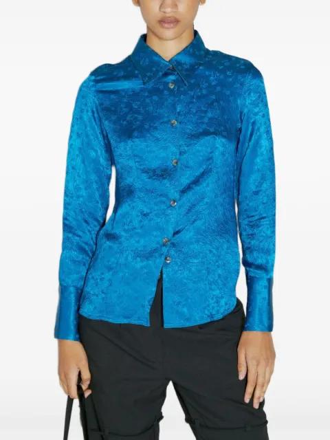 crinkled-finish shirt by SONG FOR THE MUTE