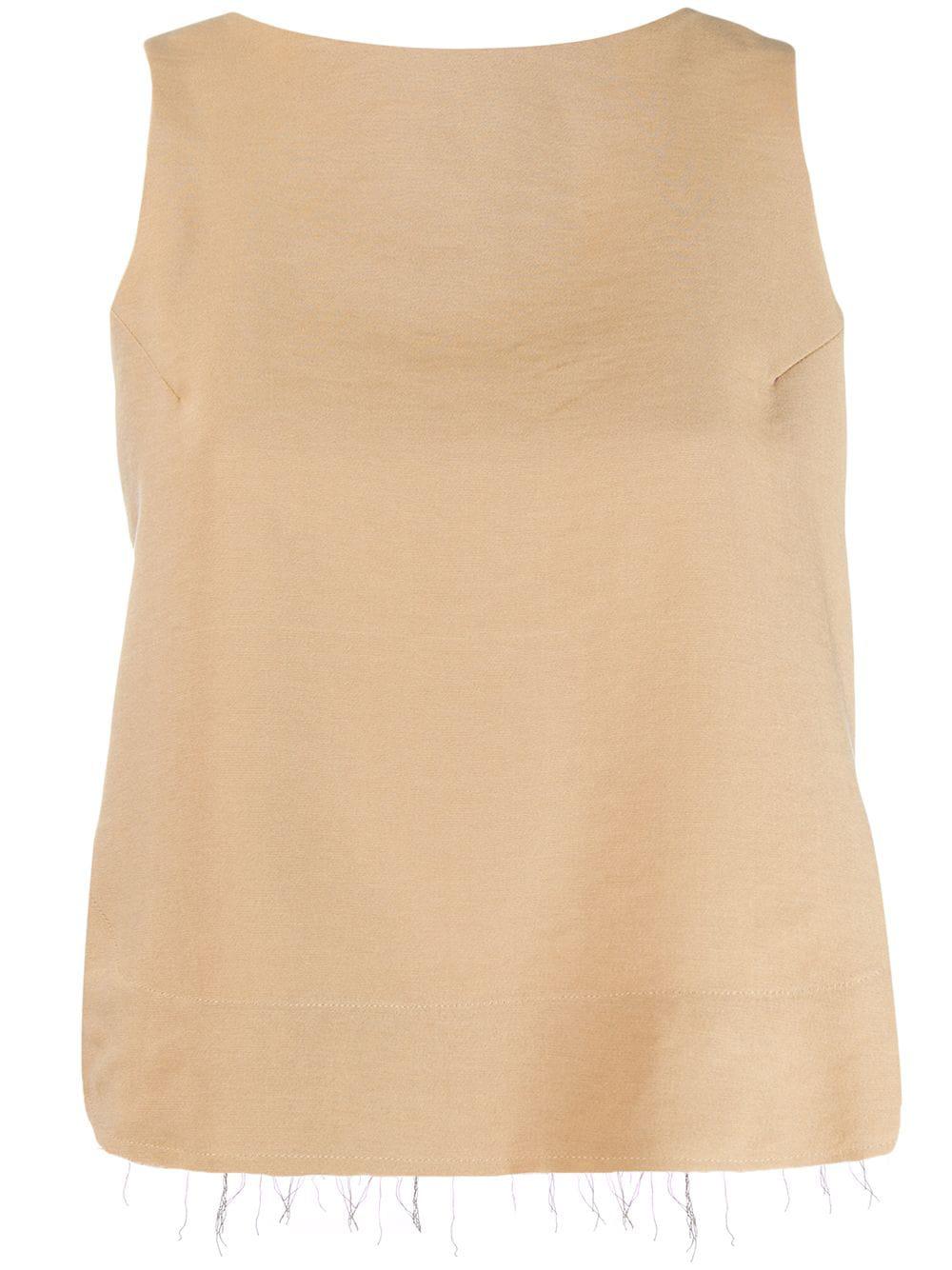 distressed style vest by SONG FOR THE MUTE