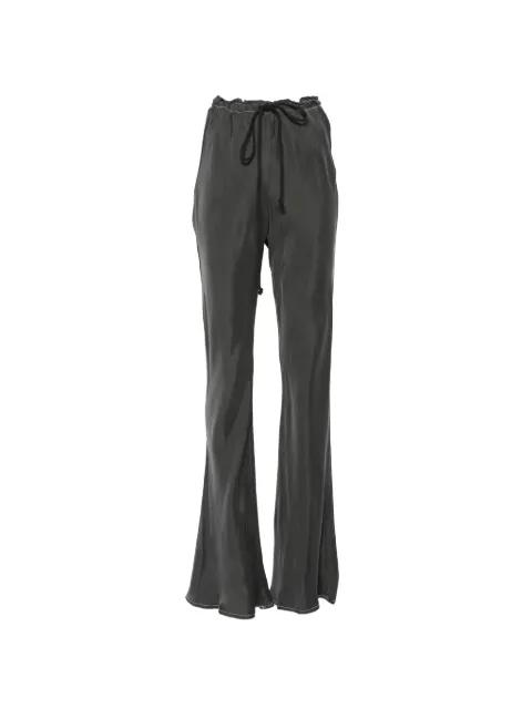 drawstring-waist flared trousers by SONG FOR THE MUTE