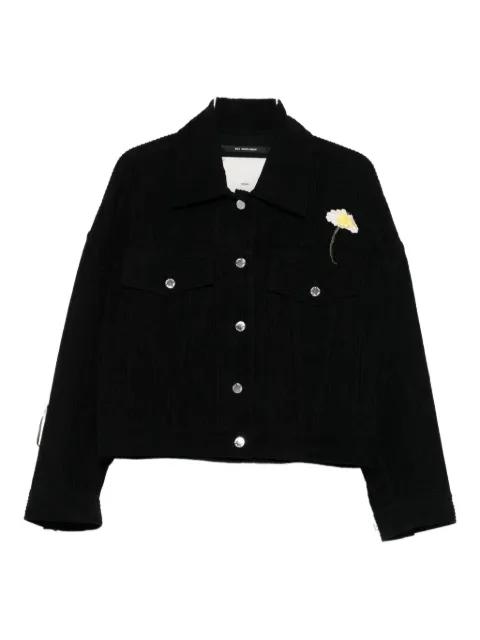 floral-appliqué jacket by SONG FOR THE MUTE