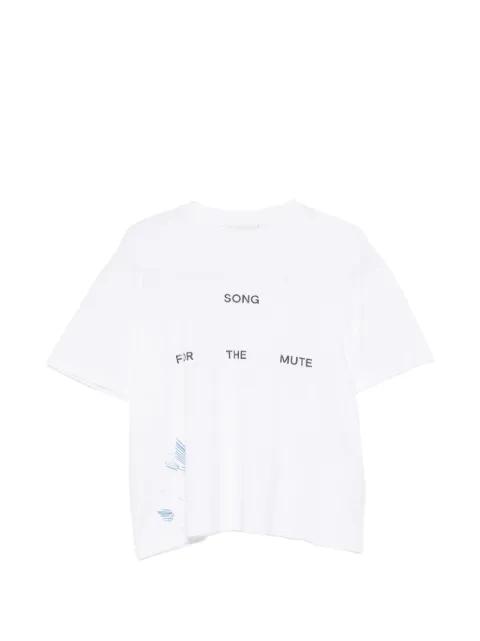 logo-print T-shirt by SONG FOR THE MUTE