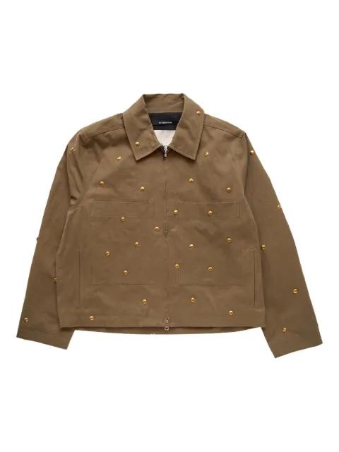 metal-bead pocket jacket by SONG FOR THE MUTE