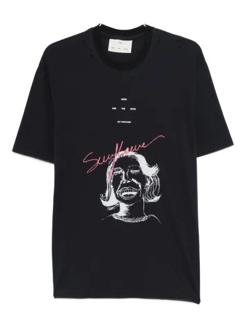 sunflower oversized tee T-Shirt by SONG FOR THE MUTE