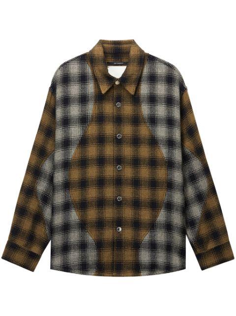 tartan-pattern shirt by SONG FOR THE MUTE