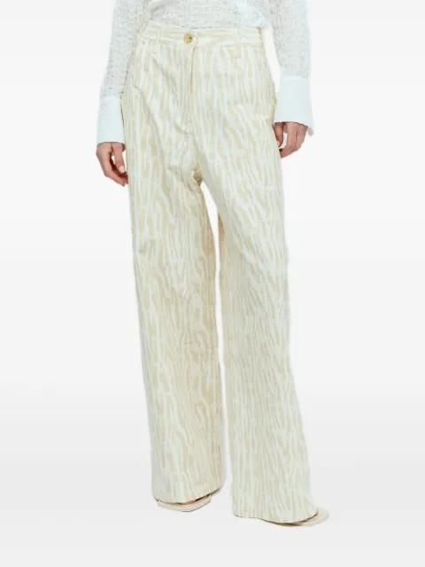 zebra-print trousers by SONG FOR THE MUTE