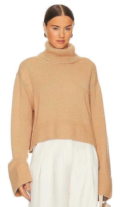 Song of Style Olisa Oversized Turtleneck in Beige by SONG OF STYLE