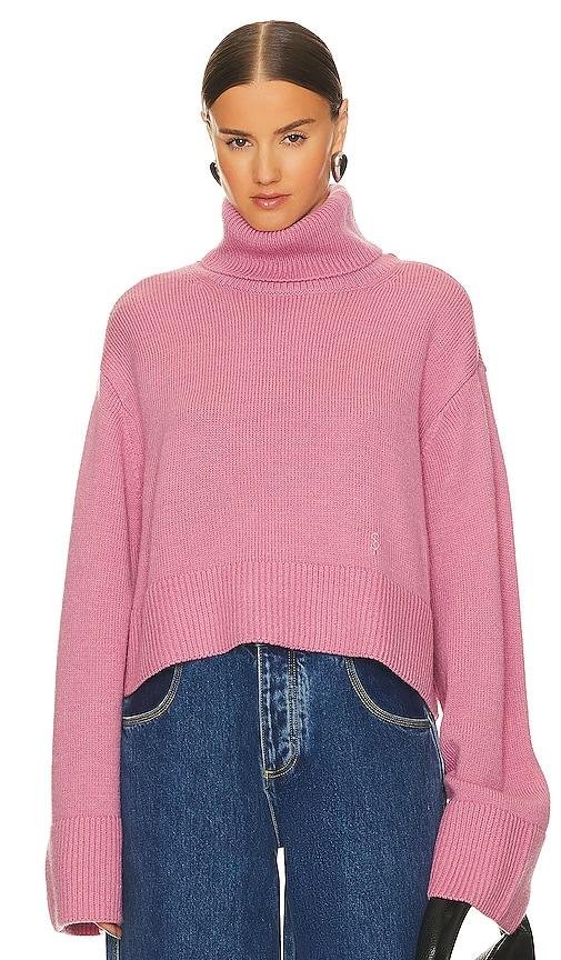Song of Style Olisa Oversized Turtleneck in Pink by SONG OF STYLE