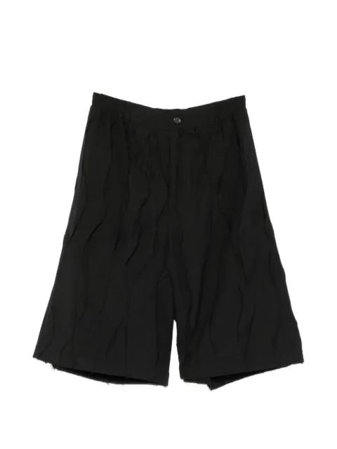 Fragment frayed-detail shorts by SONGZIO