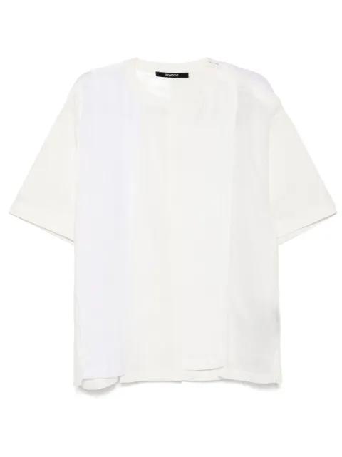asymmetric vertical T-shirt by SONGZIO