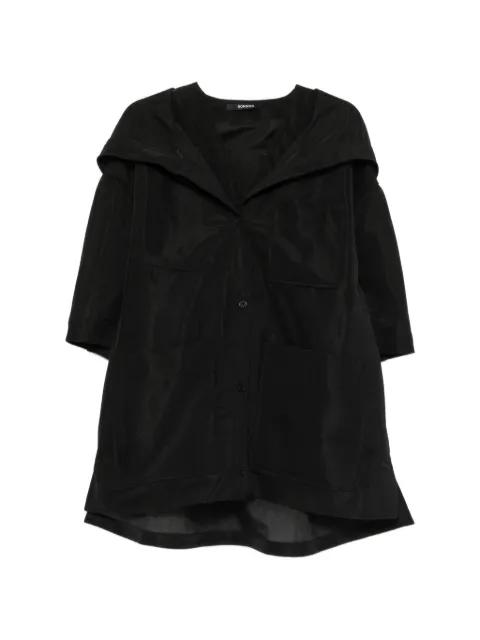 button-up hoodied jacket by SONGZIO