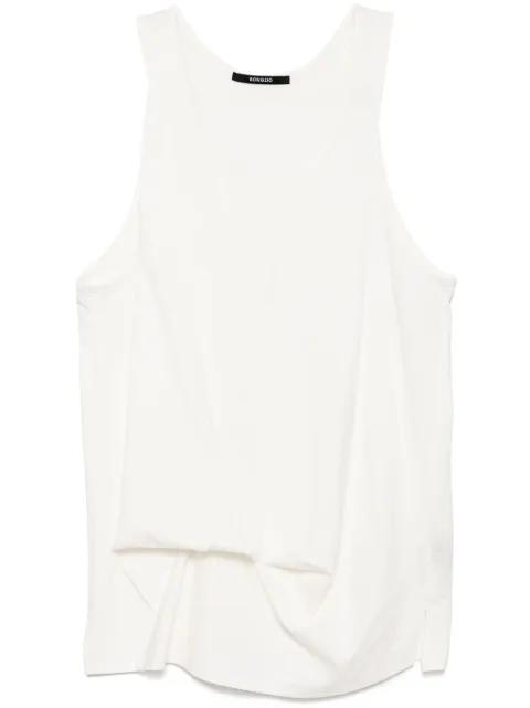 draped vest by SONGZIO